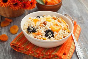 Rice with dried fruit